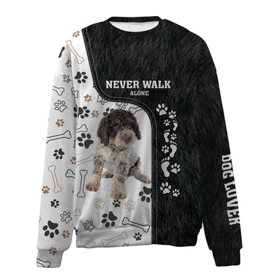 Lagotto Romagnolo-Never Walk Alone-Premium Sweater