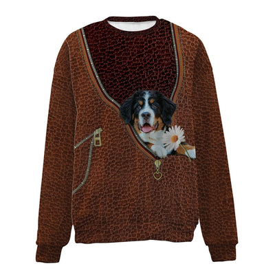 BERNESE MOUNTAIN-Zip-Premium Sweater