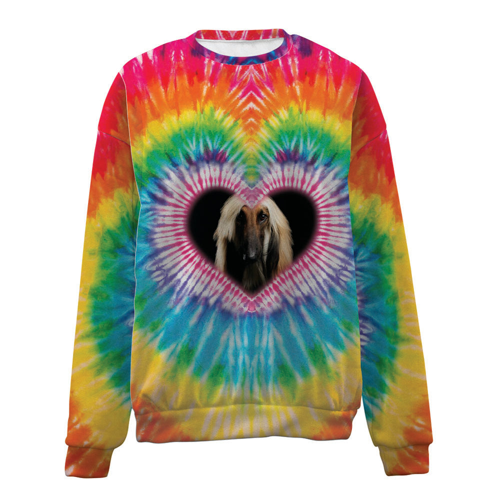 Afghan Hound-Big Heart-Premium Sweater