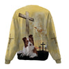 Border Collie-Jesus-Premium Sweater