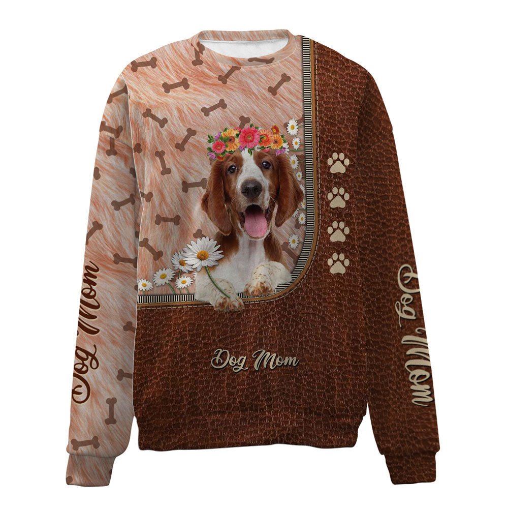 Welsh Springer Spaniel-Dog Mom-Premium Sweater