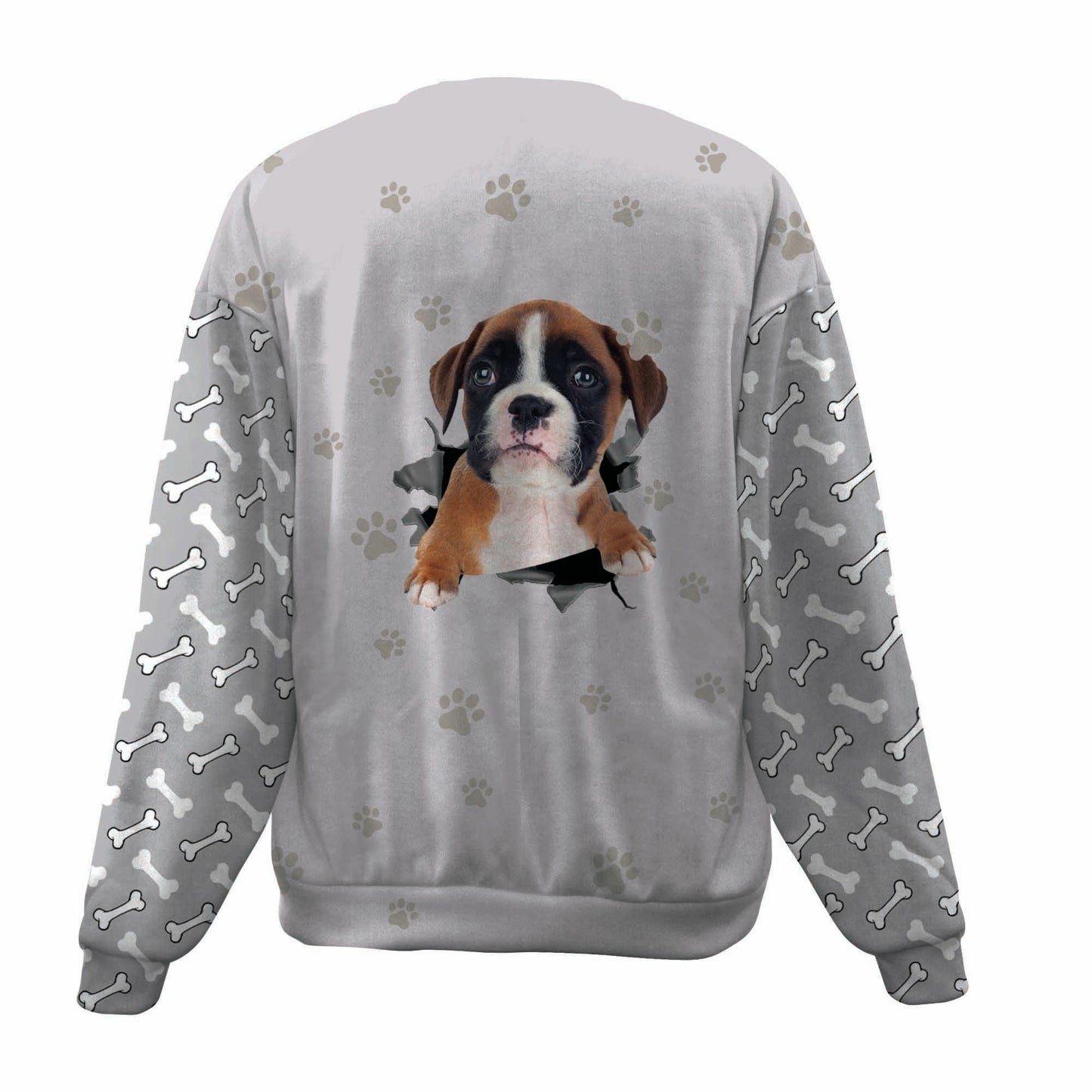 Boxer-Paw And Pond-Premium Sweater