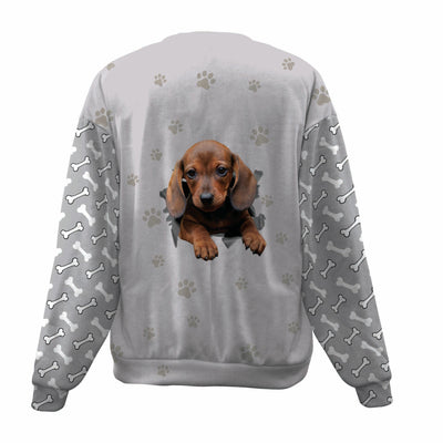 Dachshund-Paw And Pond-Premium Sweater