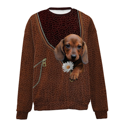 DACHSHUND-Zip-Premium Sweater