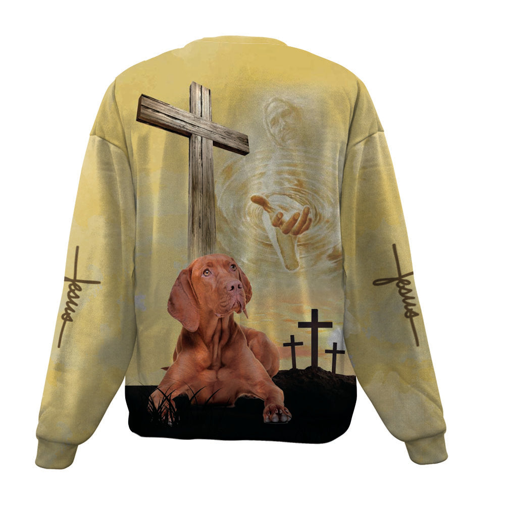 Vizsla-Jesus-Premium Sweater