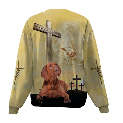 Vizsla-Jesus-Premium Sweater