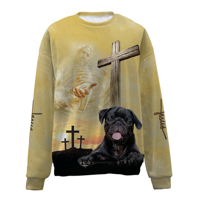 Pug-Jesus-Premium Sweater
