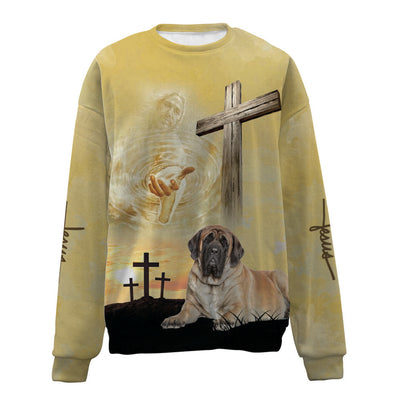 English Mastiff-Jesus-Premium Sweater
