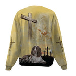 English Springer Spaniel-Jesus-Premium Sweater