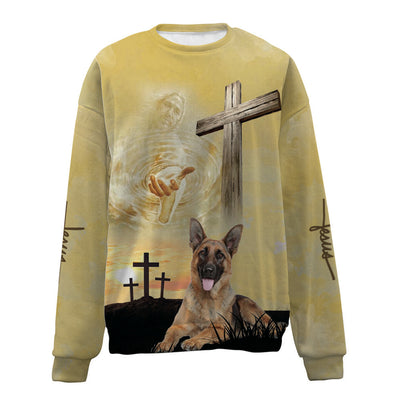 German Shepherd-Jesus-Premium Sweater