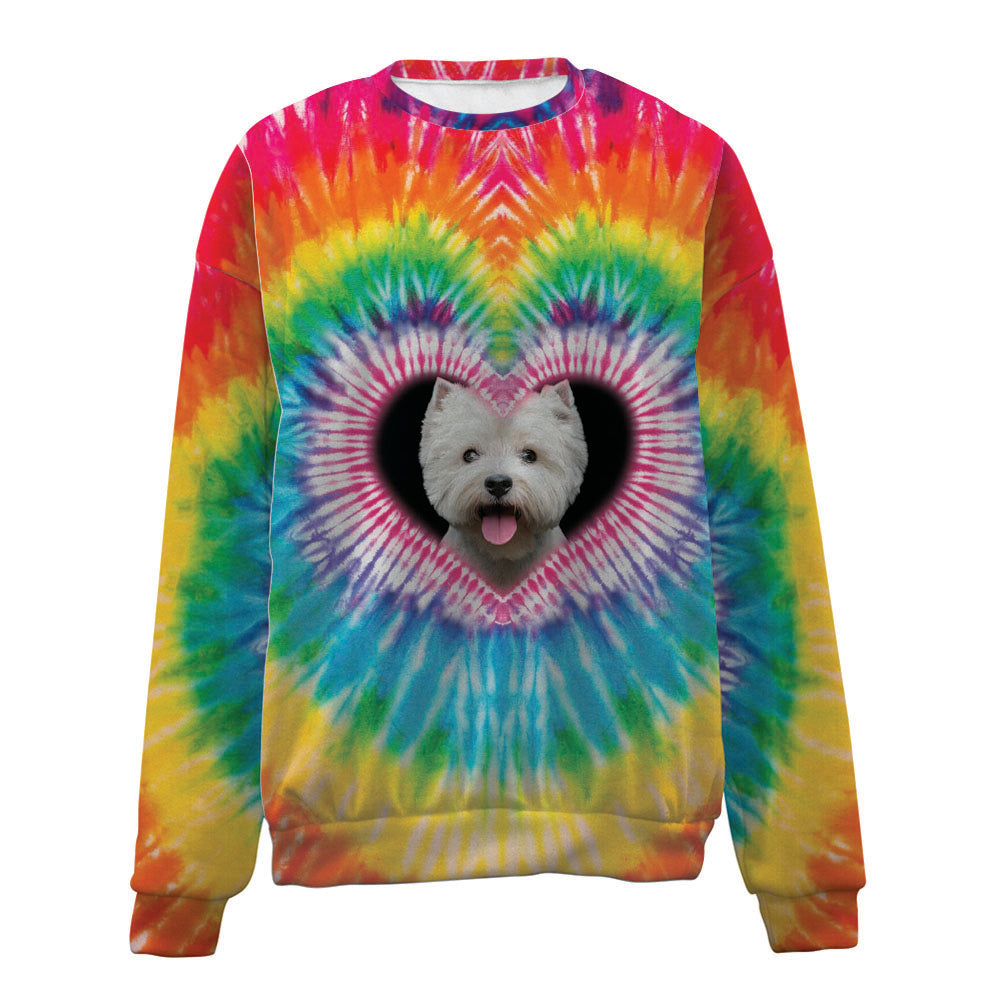West Highland White Terrier-Big Heart-Premium Sweater