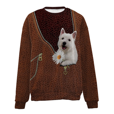 WEST HIGHLAND WHITE TERRIER-Zip-Premium Sweater