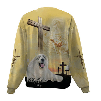 Great Pyreness-Jesus-Premium Sweater