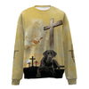 Labrador Retriever-Jesus-Premium Sweater
