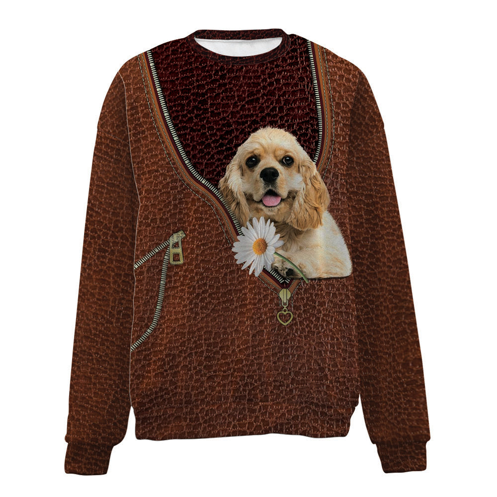 AMERICAN COCKER SPANIEL-Zip-Premium Sweater