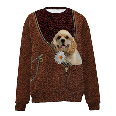AMERICAN COCKER SPANIEL-Zip-Premium Sweater