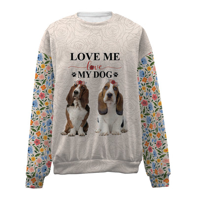 Basset Hound-Love My Dog-Premium Sweater