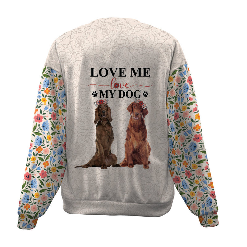 Irish Setter-Love My Dog-Premium Sweater