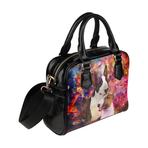Bull Terrier Yin Yang Shoulder Handbag
