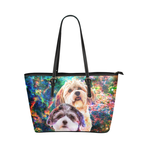 Havanese Leather Tote Bag