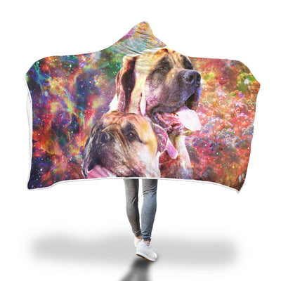 English Mastiff Hooded Blanket