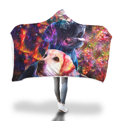 Labrador Retriever Hooded Blanket