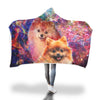 Pomeranian Hooded Blanket