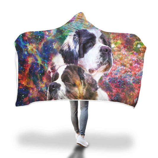 St. Bernard Hooded Blanket