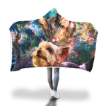 Yorkshire Terrier Hooded Blanket