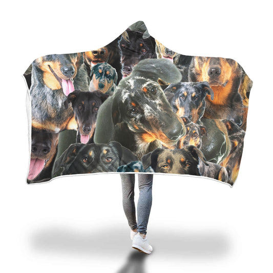 Beauceron Hooded Blanket