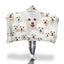 Bichon Frise Hooded Blanket