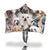 Chinese Crested Dog Hooded Blanket