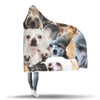 Chinese Crested Dog Hooded Blanket