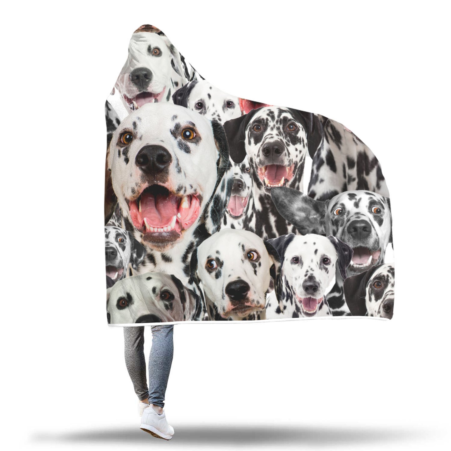 Dalmatian Hooded Blanket