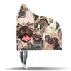 French Bulldog Hooded Blanket