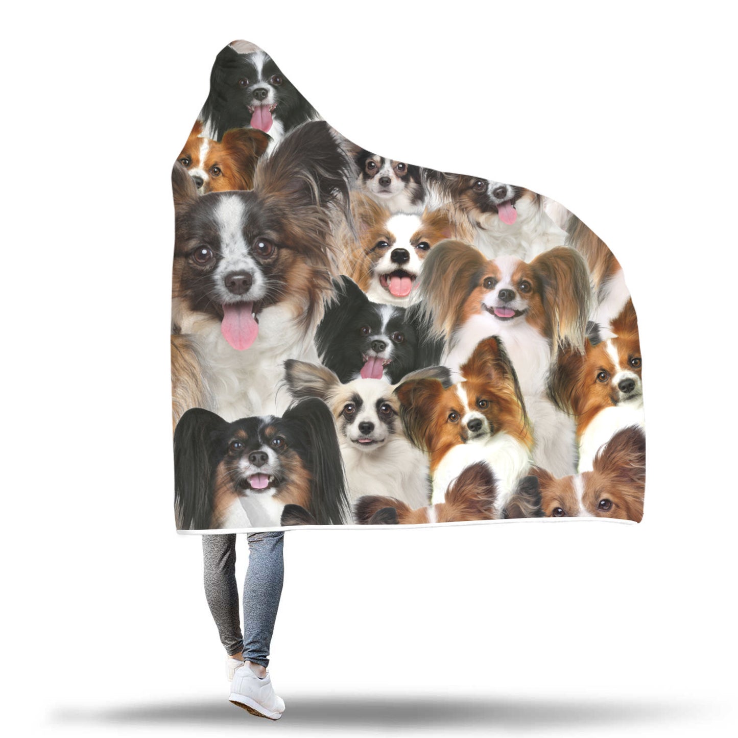 Papillon Hooded Blanket