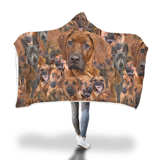 Rhodesian Ridgeback Hooded Blanket