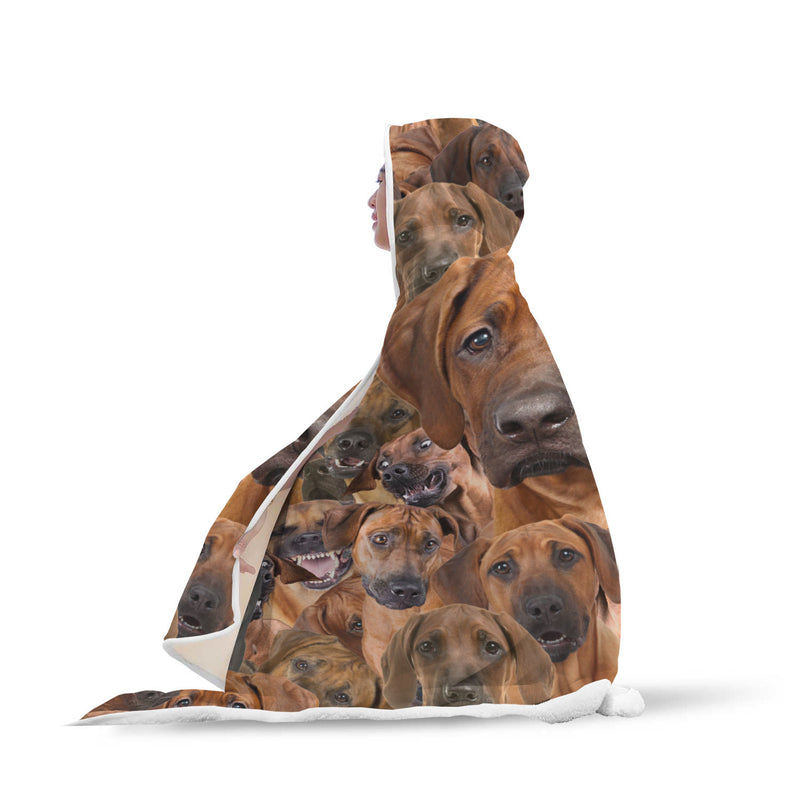 Rhodesian Ridgeback Hooded Blanket