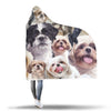 Shih Tzu Hooded Blanket