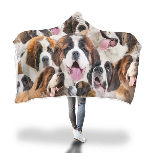 St. Bernard Hooded Blanket