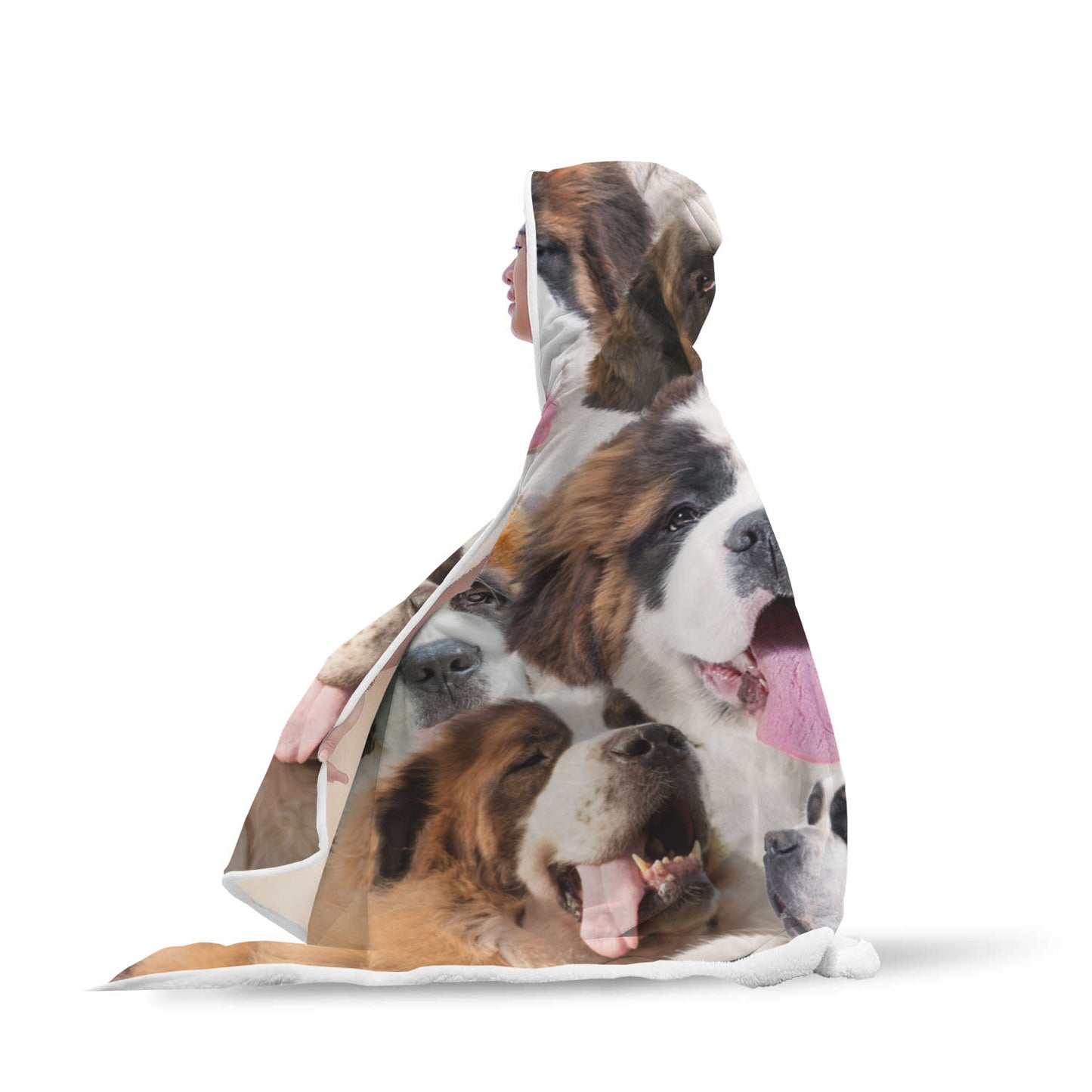 St. Bernard Hooded Blanket