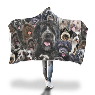 Tibetan Terrier Hooded Blanket