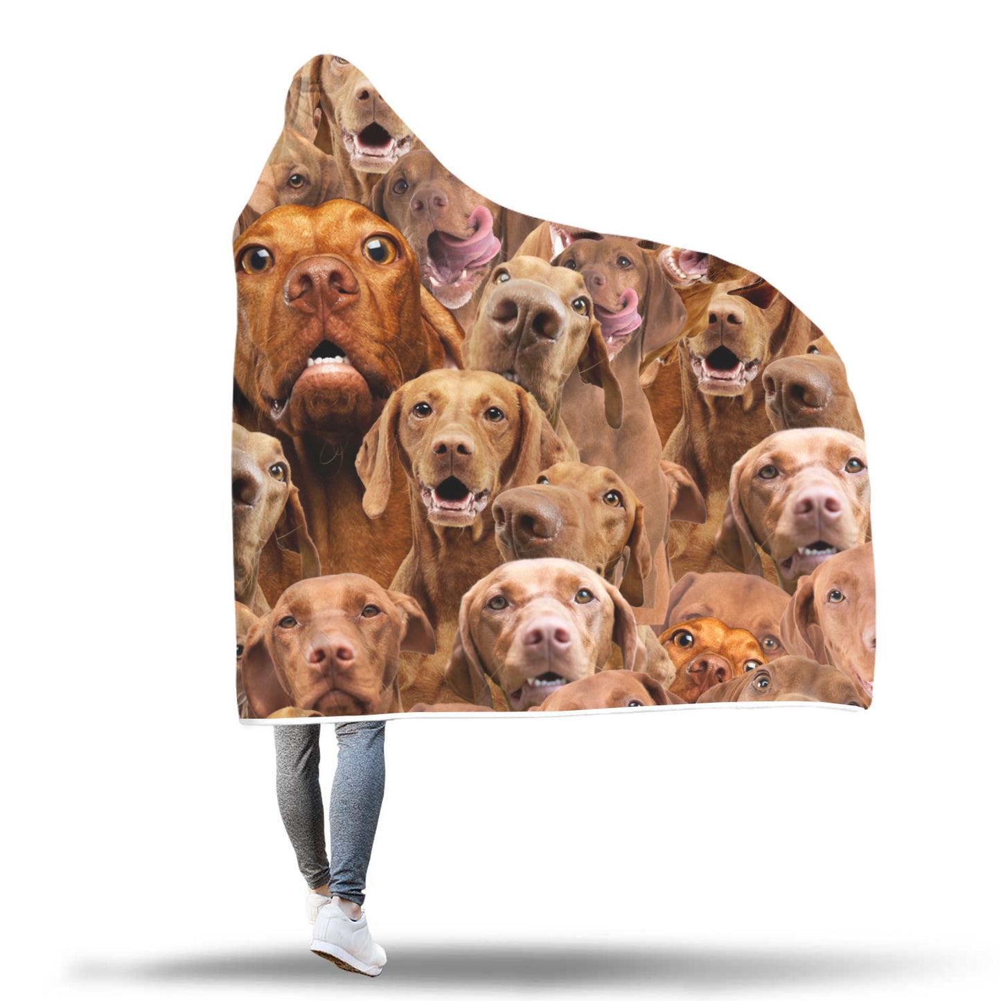 Vizsla Hooded Blanket