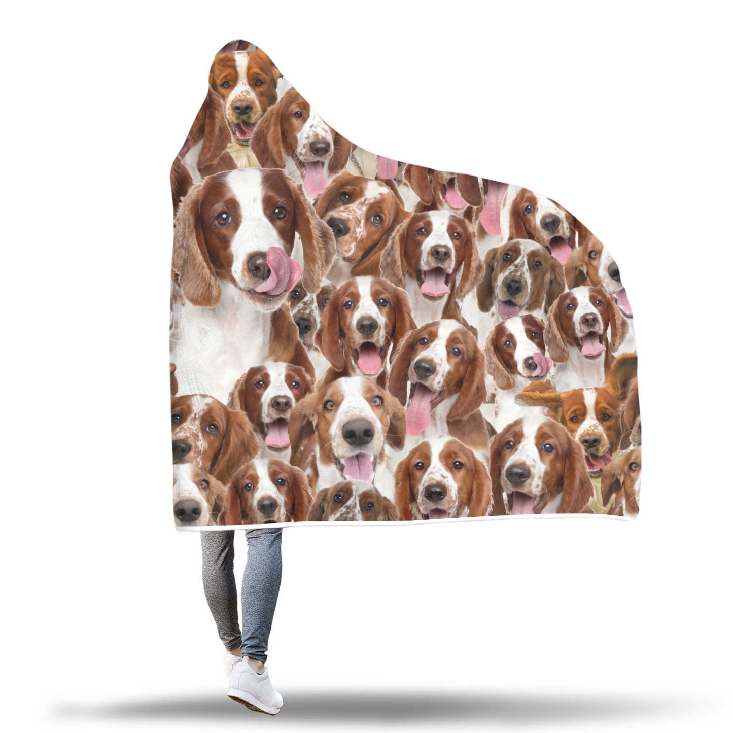 Welsh Springer Spaniel Hooded Blanket