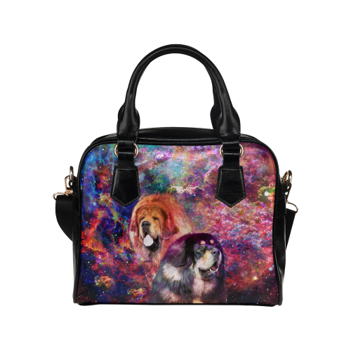 Tibetan Mastiff Yin Yang Shoulder Handbag