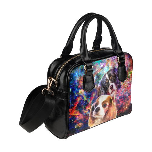 Cavalier King Charles Spaniel Yin Yang Shoulder Handbag