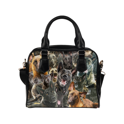 Dutch Shepherd Face Shoulder Handbag