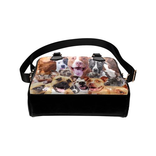 Pit Bull Face Shoulder Handbag