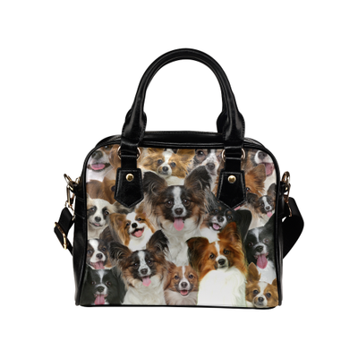 Papillon Face Shoulder Handbag