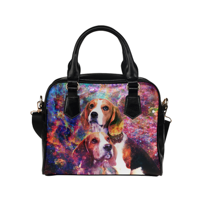 Beagle Yin Yang Shoulder Handbag
